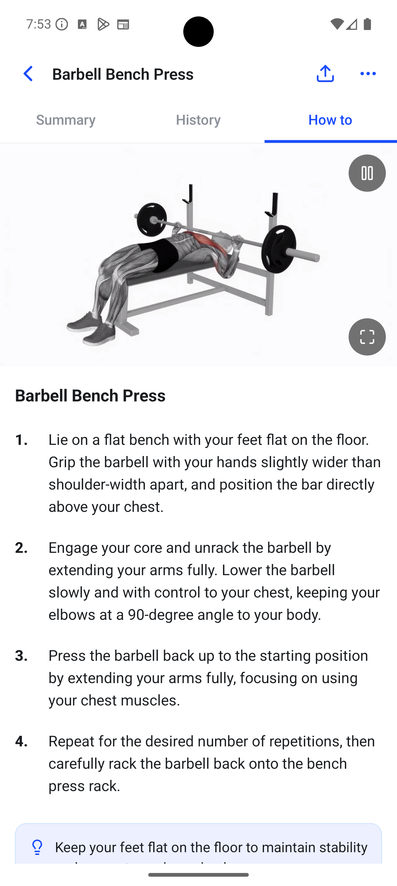 Rithim Exercise Form Detail